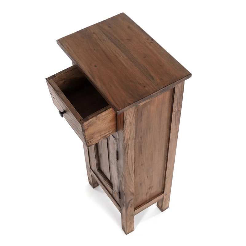FLURSCHRANK "PLANT 80" | 80x36 cm (HxB) Mahagoni | Telefontisch | Farbe: 02 hellbraun