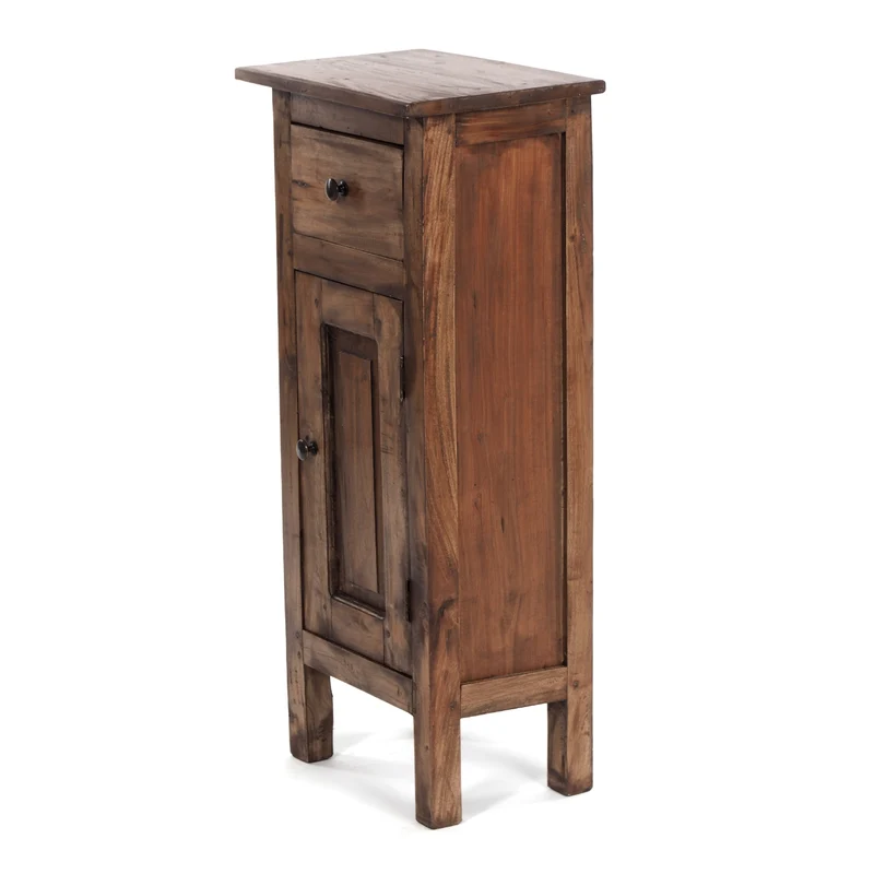 FLURSCHRANK "PLANT 80" | 80x36 cm (HxB) Mahagoni | Telefontisch | Farbe: 02 hellbraun