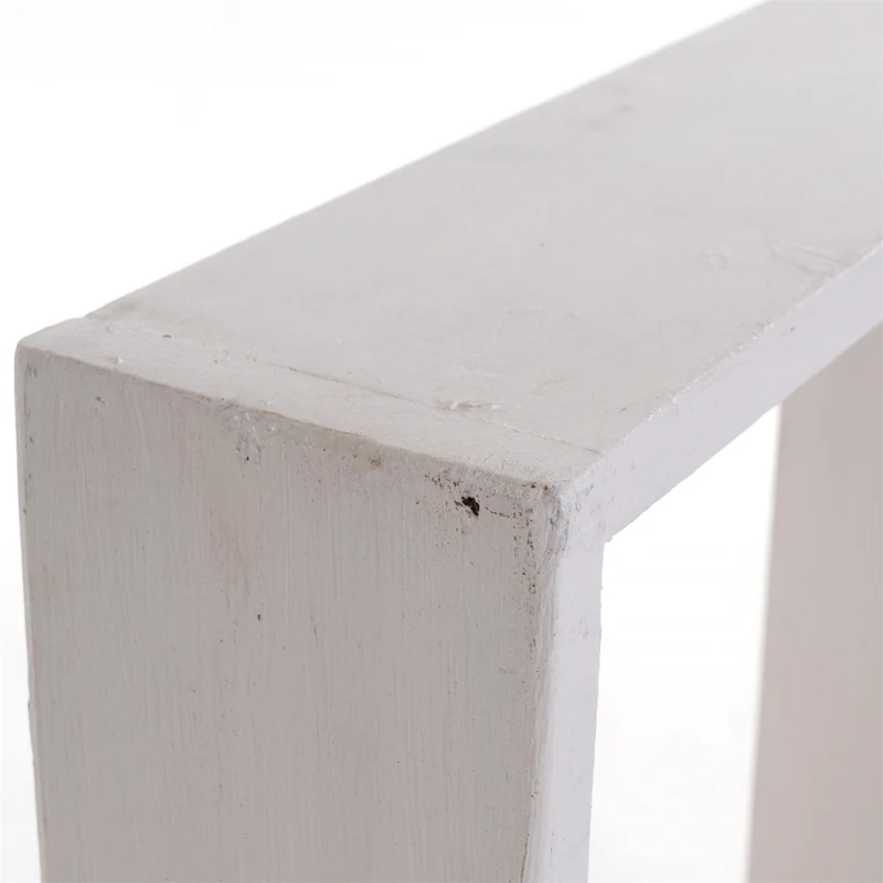 3ER SET DEKO REGALE "CUBEN" | Mahagoni, 3 Größen | Wandregale | Farbe: 06 weiß-landhaus