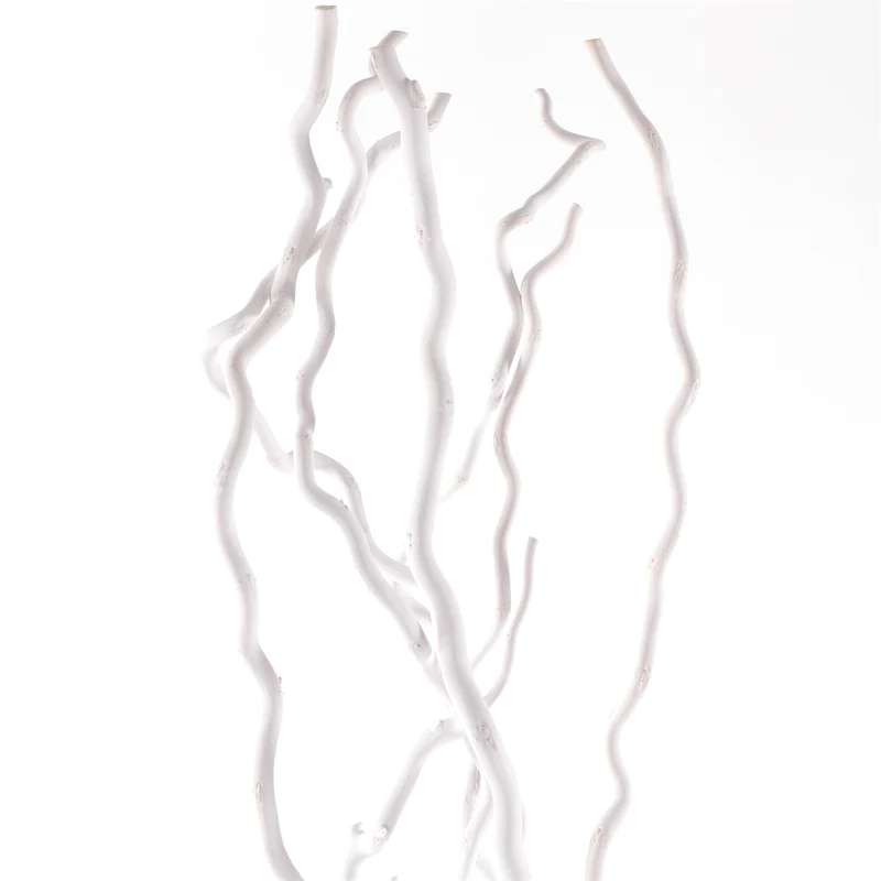 WEIDENBÜNDEL "NOVA" | 180x27 cm (HxB), Weidenholz | Paravent | Farbe: weiß