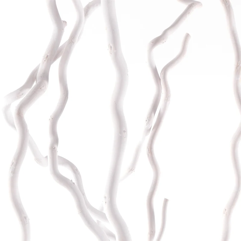 WEIDENBÜNDEL "NOVA" | 180x27 cm (HxB), Weidenholz | Paravent | Farbe: weiß
