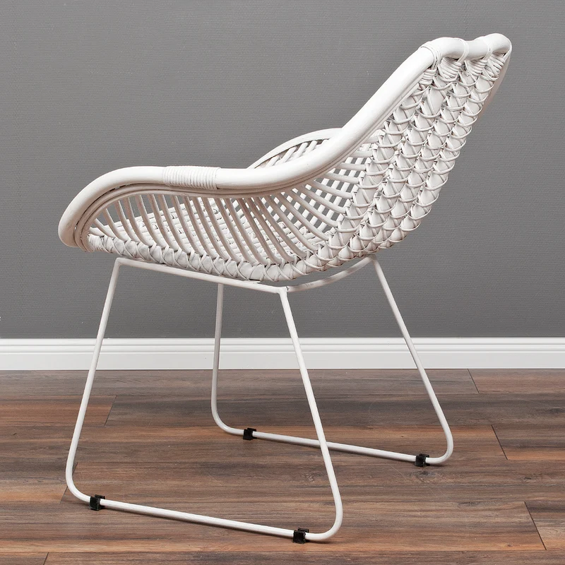 Rattan Armlehnenstuhl HATTAN White