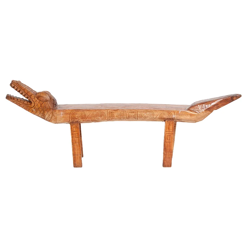 Sitzbank KROKO Natural ca. L170-200cm Albasia