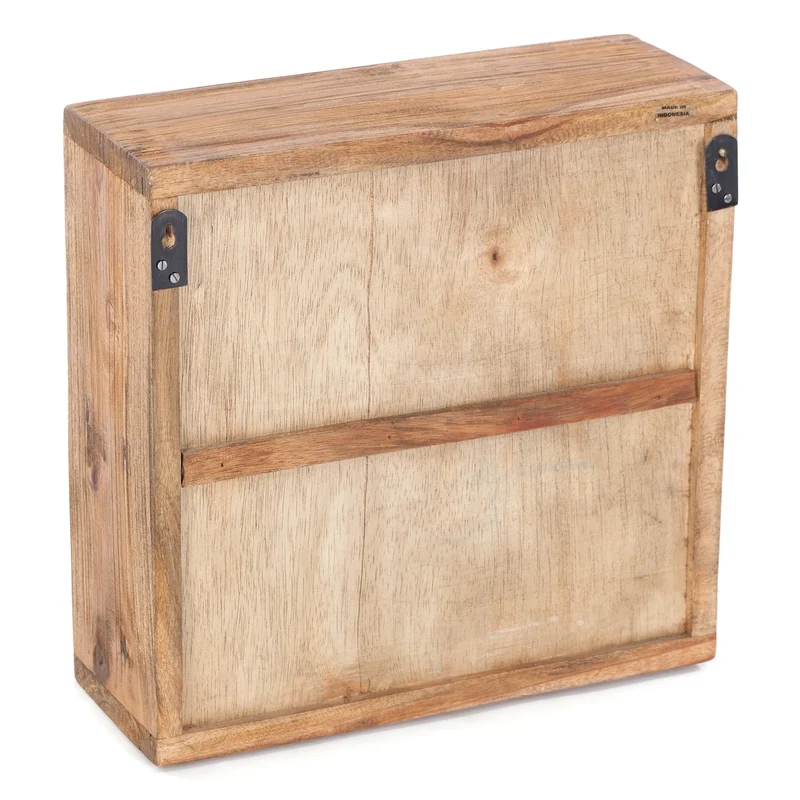 MEDIZINSCHRANK "MEDIC" | 35x35x13 cm, Mahagoni | Wandschrank | Farbe: 01 natur-vintage