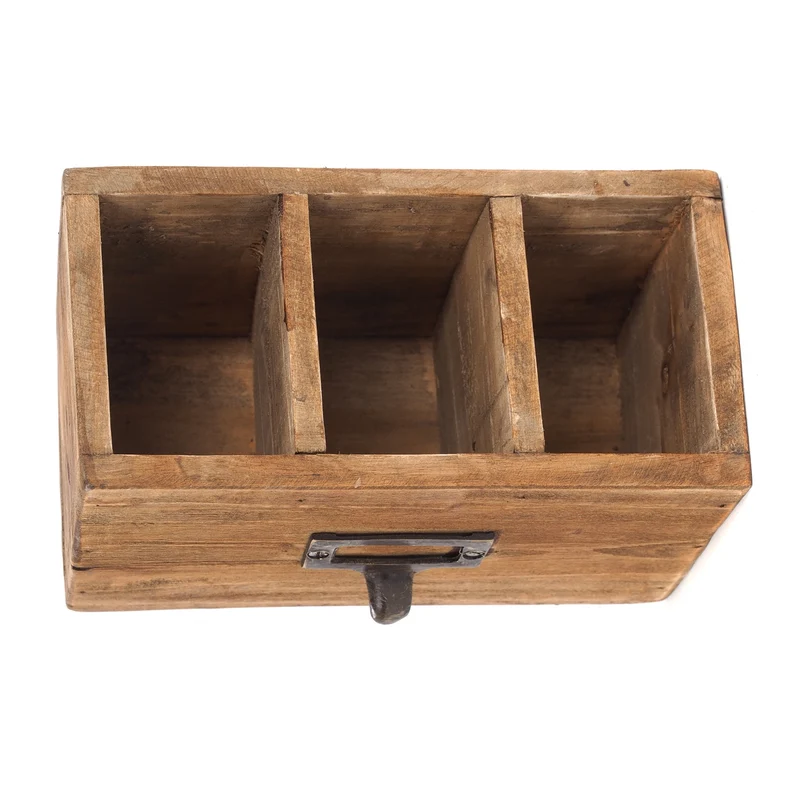 STIFTEHALTER "BOX 18" | Mahagoni, 19x12 cm (BxH) | Stiftebox