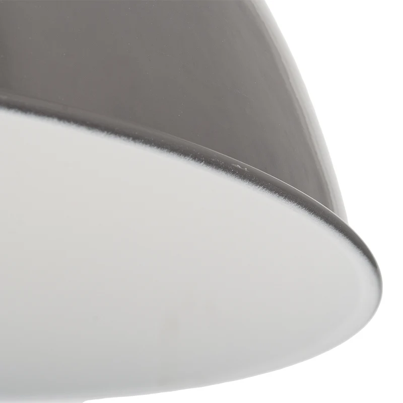 Metall Hängeleuchte BJÖRN D47cm Grau Industrie-Look