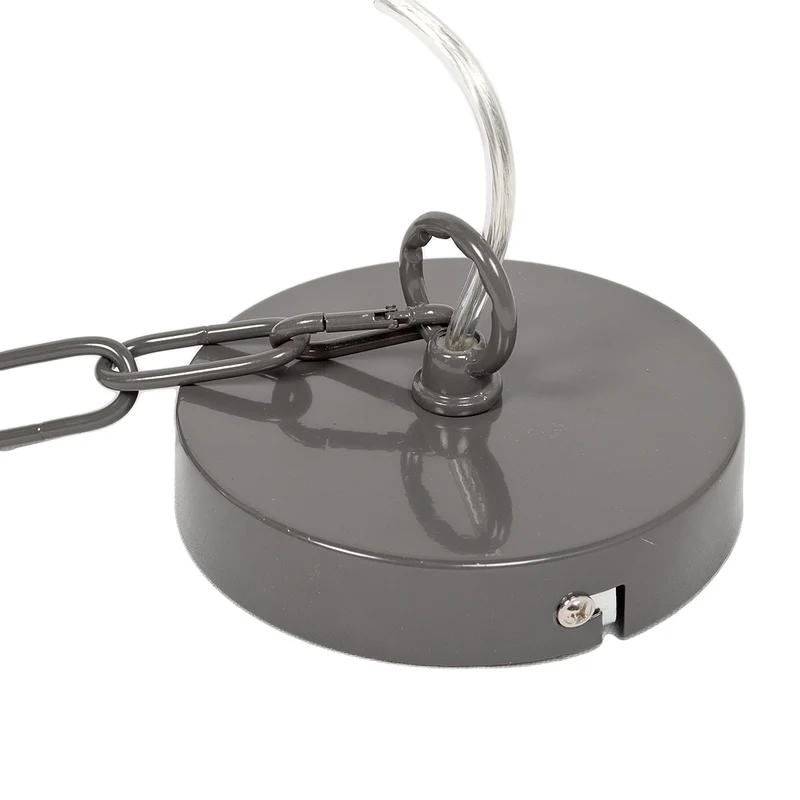Metall Hängeleuchte BJÖRN D47cm Grau Industrie-Look