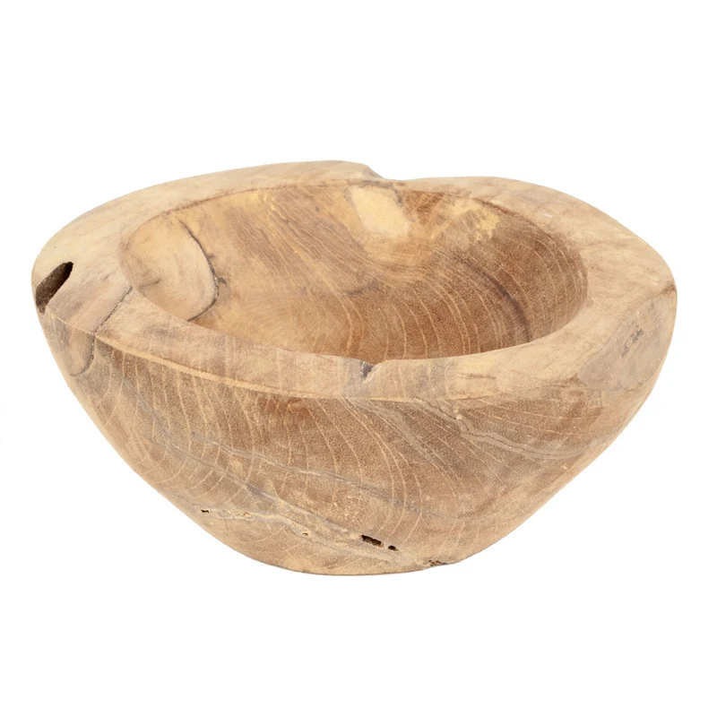 Teak Schale PREMIO ca. D15cm Natural