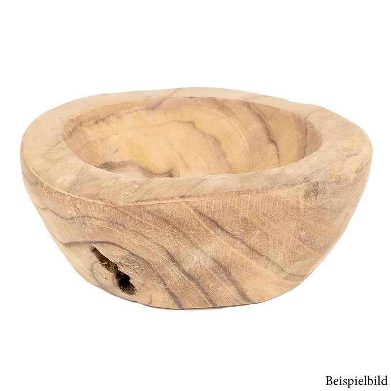 Teak Schale PREMIO ca. D15cm Natural