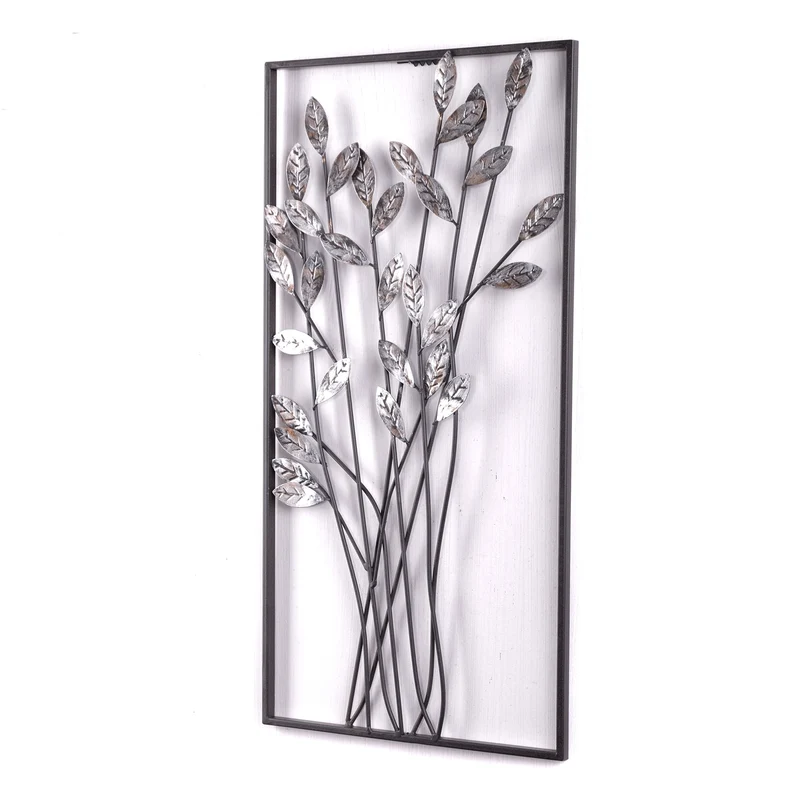 WAND DEKO "ZWEIGE" | Metall, 62 cm | Wandbild