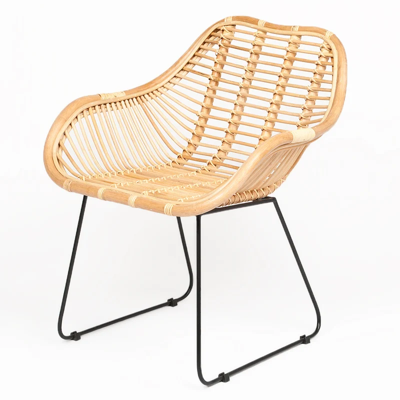 Rattan Armlehnenstuhl HATTAN Natural