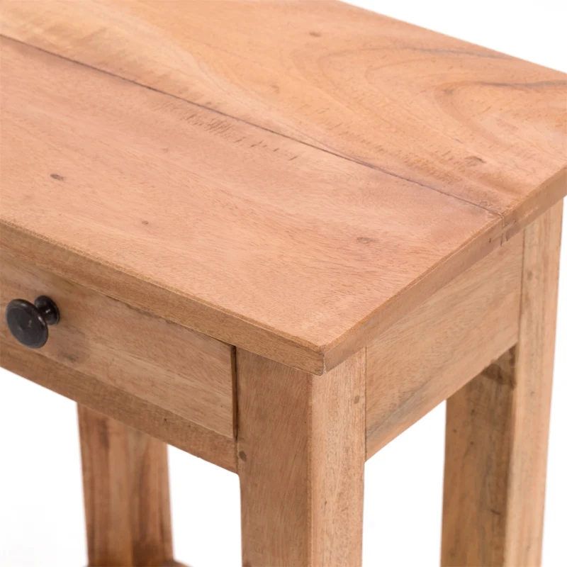 Telefontisch PLANTA | 52x34cm (HxB), Nachtschrank mit Schublade | Farbe: 08 honigfarben gewachst