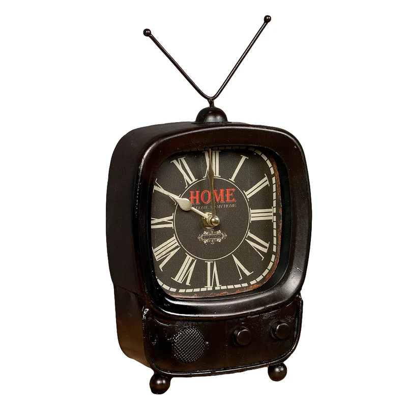 Originelle Vintage Tischuhr TIWI 30cm Retro Design