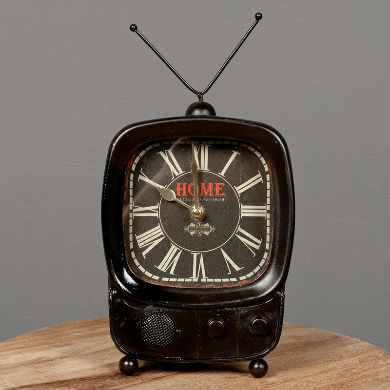 Originelle Vintage Tischuhr TIWI 30cm Retro Design