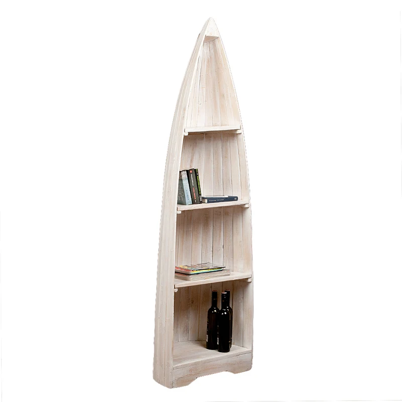 Bootsregal BALI White Wash Albasia ca. H200cm
