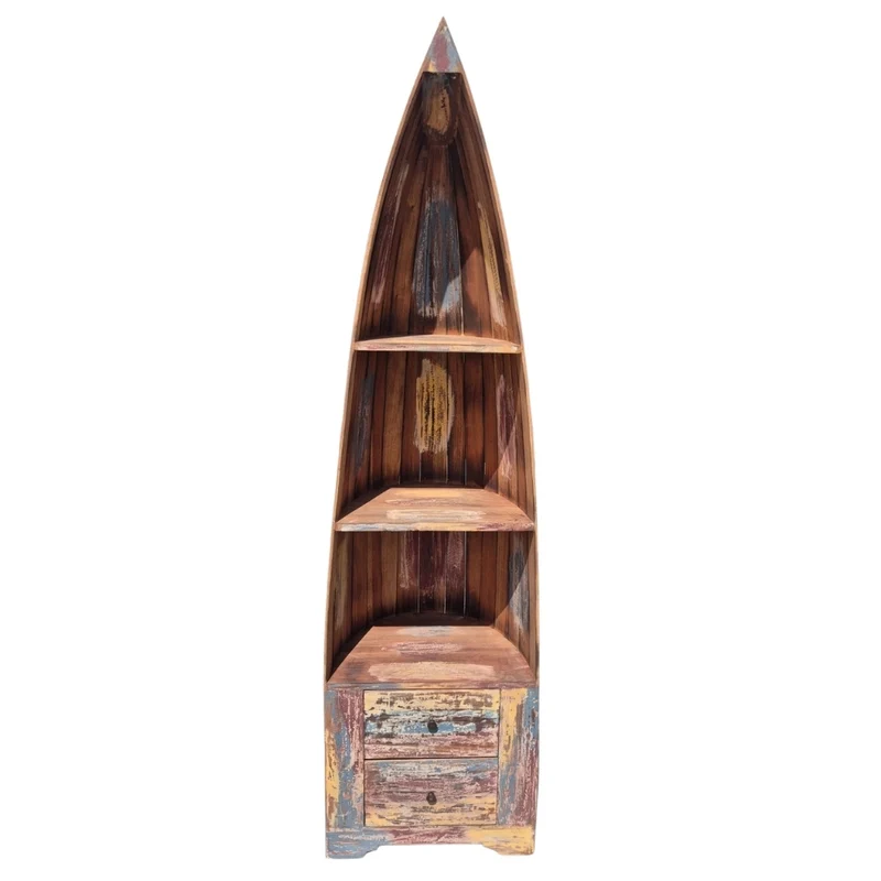 Massivholz Bootsregal LACI Jungle 195cm Bücherregal