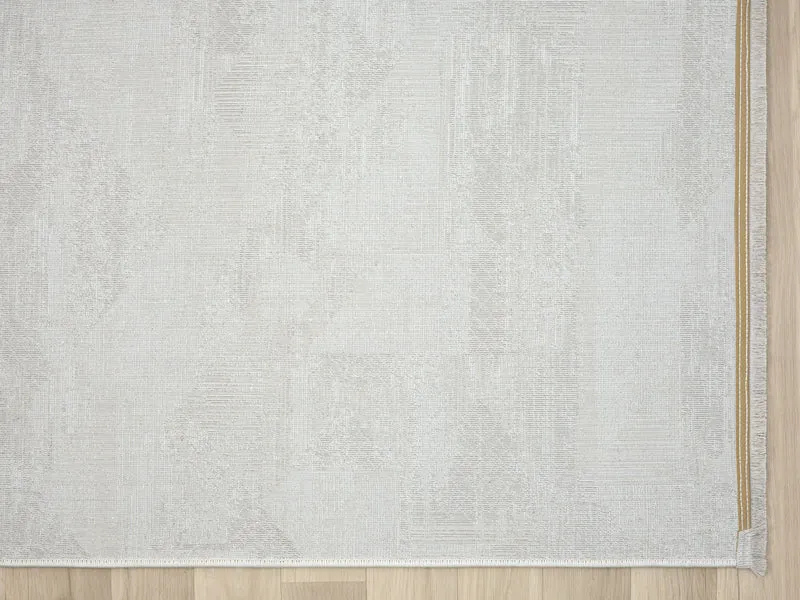 Teppich VIDA rechteckig Creme-Grau diverse Größen