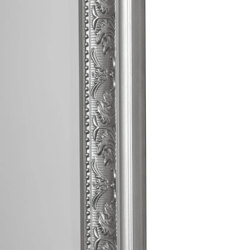 Traumhafter Spiegel FIORAL 162x72cm antik-silber Facette