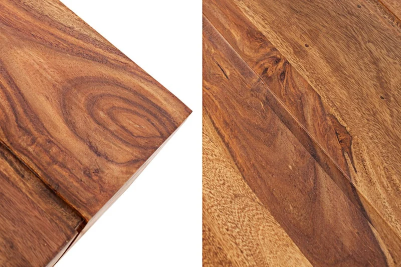 Puristischer Couchtisch SAMANTI 100cm Massivholz Palisander