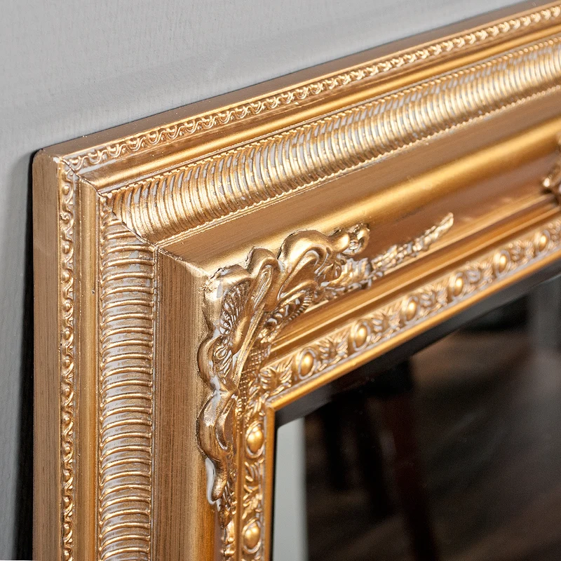 Exklusiver Barock Spiegel EVE Antik-Gold 200x110cm Holzrahmen