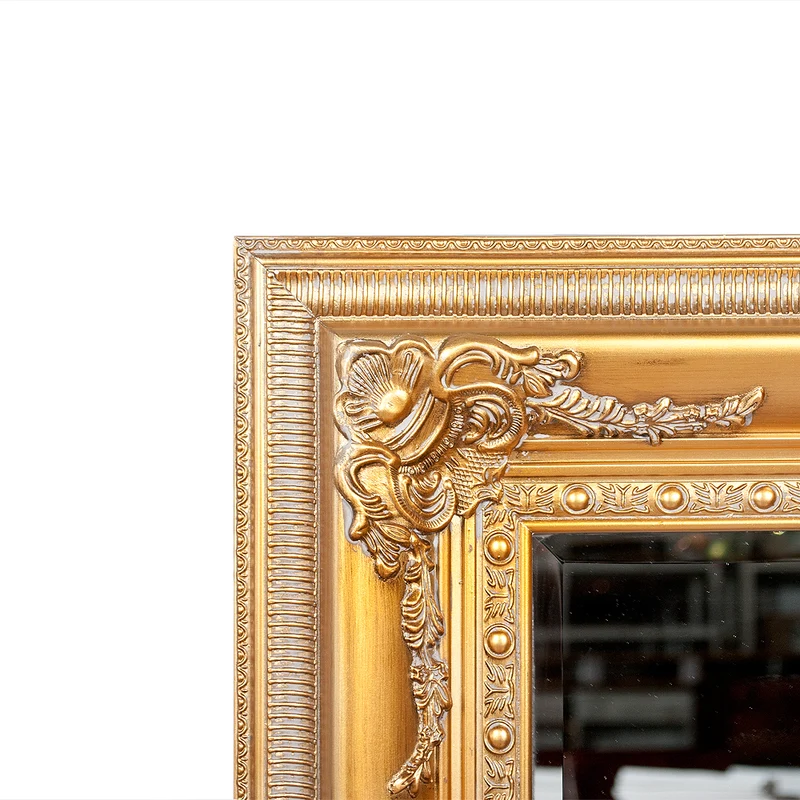 Exklusiver Barock Spiegel EVE Antik-Gold 200x110cm Holzrahmen