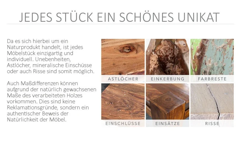 Trendiges 3er-Set SARA Couchtisch Beistelltisch natur Mango