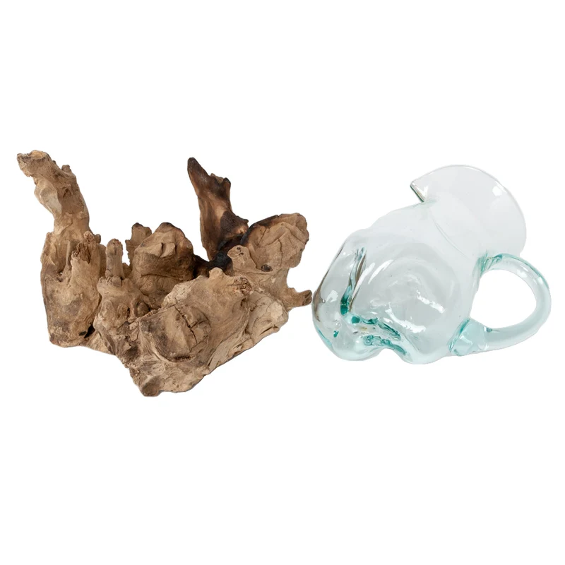 Teak Karaffe DROP ca. 1,25l