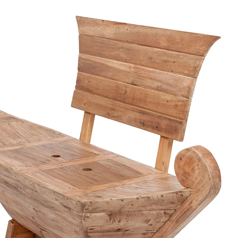 Sitzbank BARCO ca. L155cm Natural Mahagoni Teak