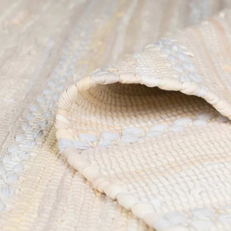 Traditioneller DURRIE Teppich multi-creme rechteckig diverse Größen