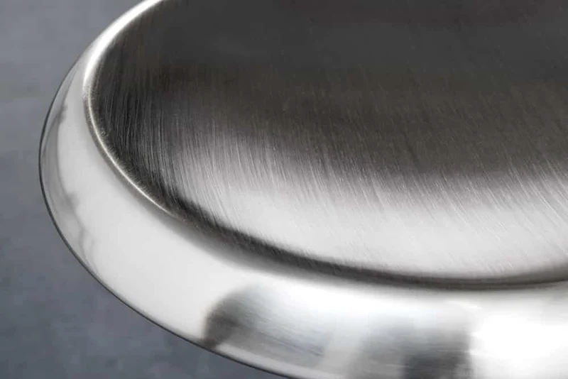 Urbaner Barhocker FABRICA Chrom gebürstet höhenverstellbar Metall