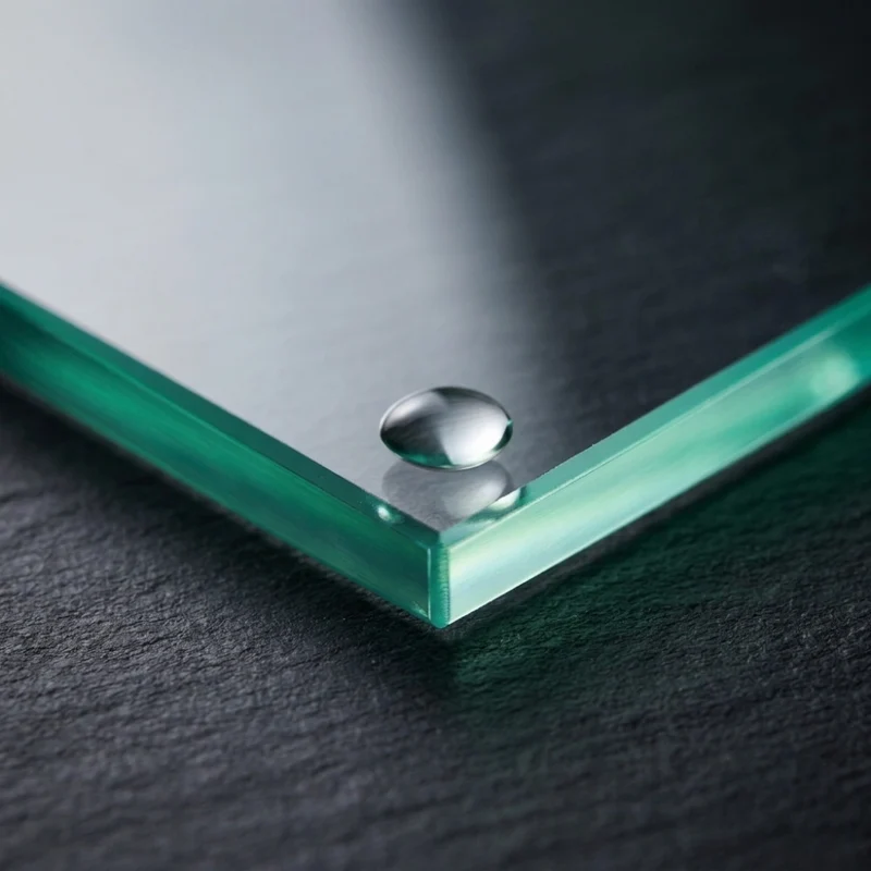 Glasplatte TERRY 80x80cm Quadratisch 8mm Stärke Gehärtetes Glas