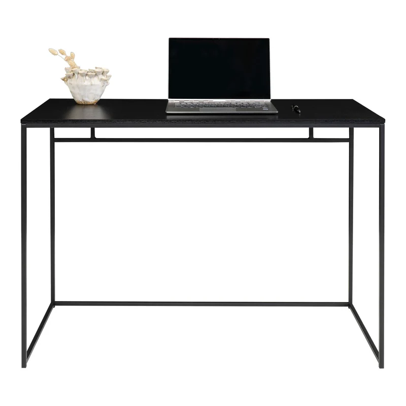 Moderner Schreibtisch / Konsole LEVEN schwarz ca. L100cm
