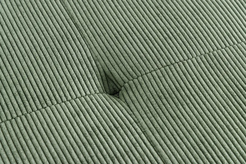 Moderne Sitzbank BELLE 100cm grün Cord