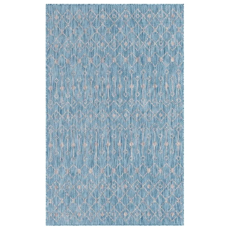 Teppich OUTDOOR CIATO Rechteckig Türkis 150x245 cm Indoor/Outdoor
