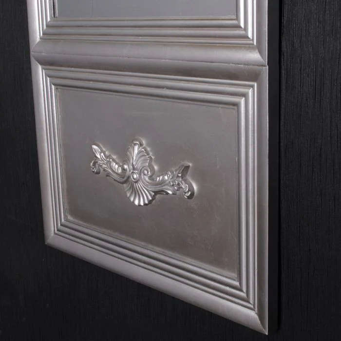 Barock Spiegel IMPRESS silber 180x60cm Holzrahmen