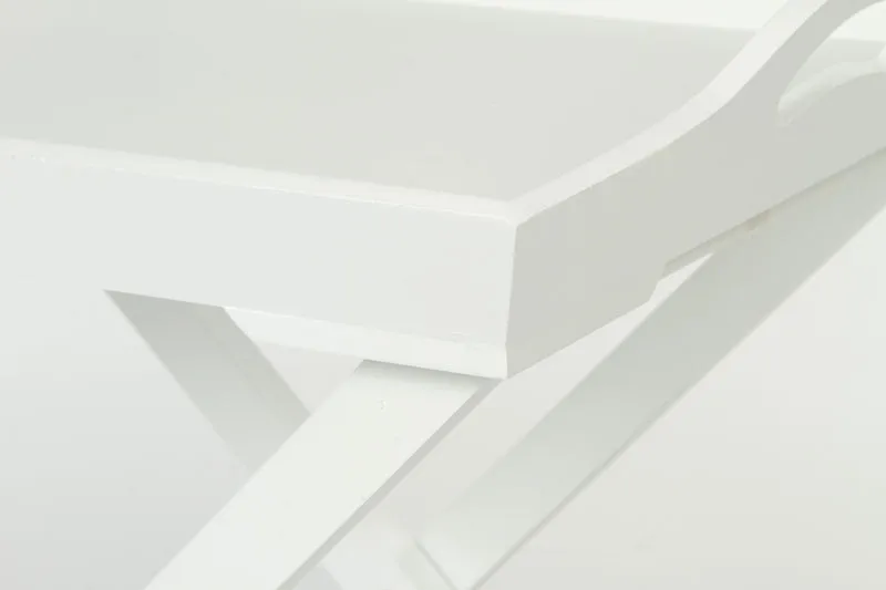 Tabletttisch GIGI weiss 57cm Landhaus