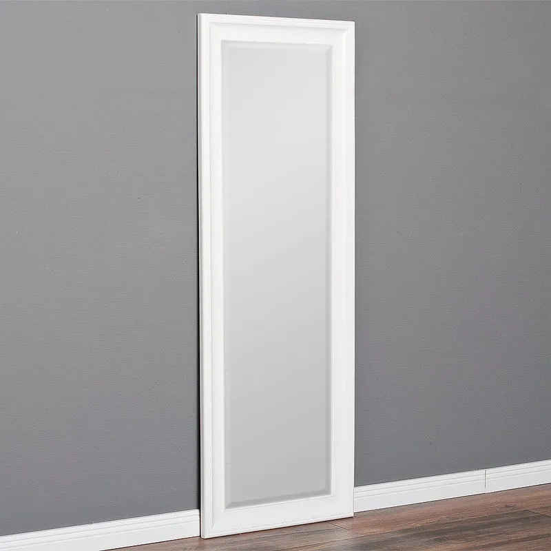 Eleganter Spiegel COPIA Pur-Weiß 140x50cm Holzrahmen