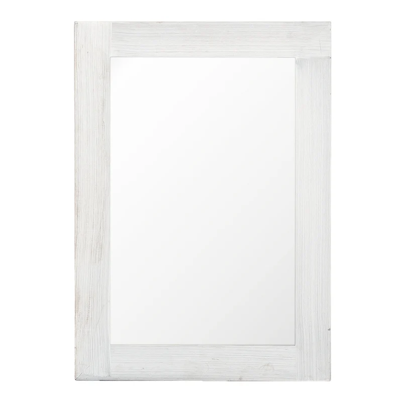 Spiegel LINDA 70x50cm White Washed Holz