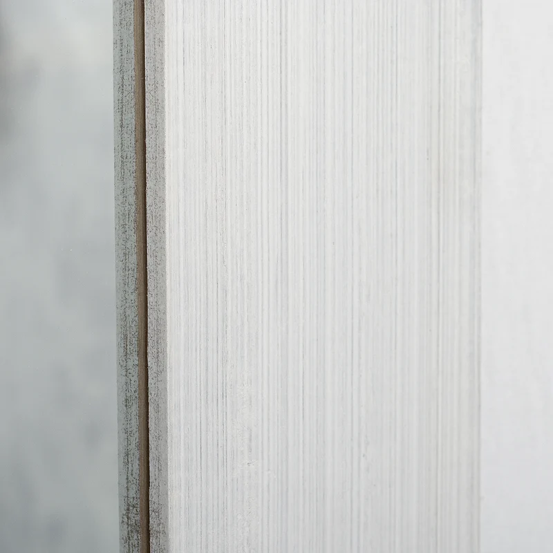 Spiegel LINDA 70x50cm White Washed Holz