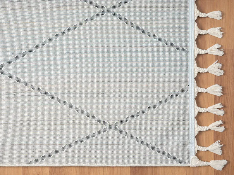 Teppich ORIENTAL-Structure rechteckig weiss diverse Größen