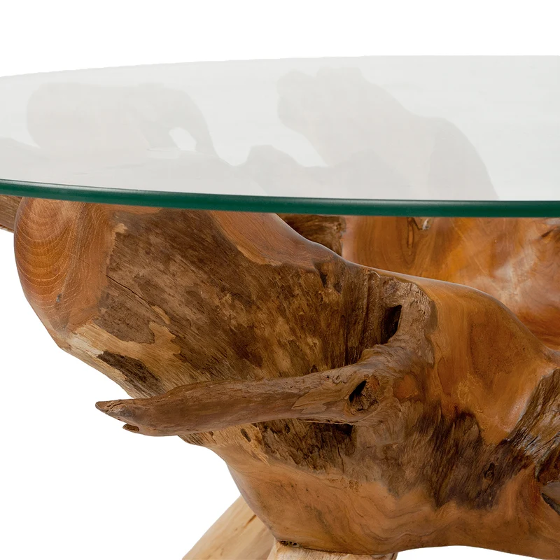 Glasplatte TERRY 50cm Rund gehärtetes Glas