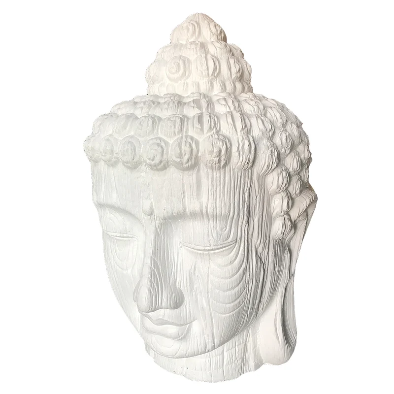 Buddha Kopf BESAR-XL ca. H140cm Weiß