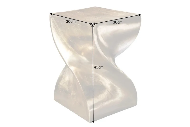 Design Beistelltisch GIRO Aluminium 45cm gold