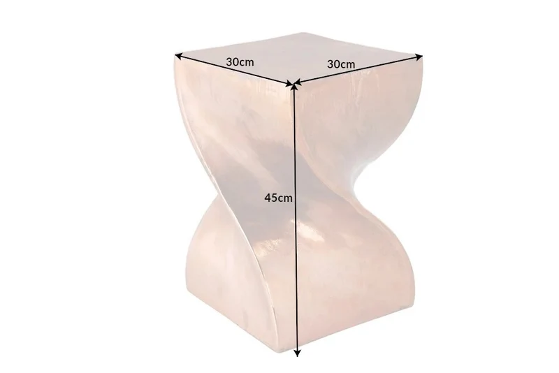 Design Beistelltisch GIRO Aluminium 45cm kupfer