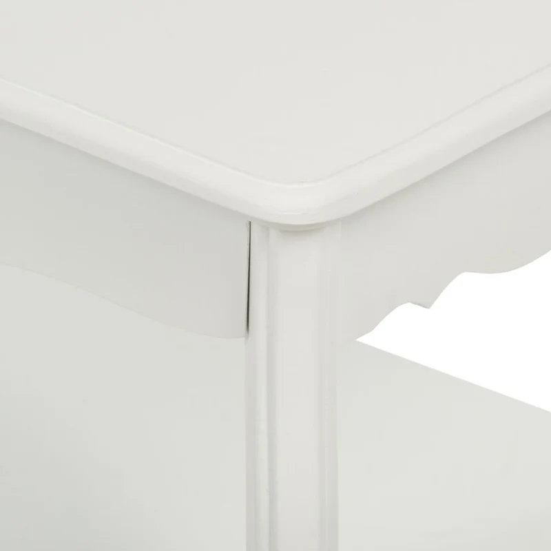 Romantischer Couchtisch BAHAR 88cm weiss Landhaus