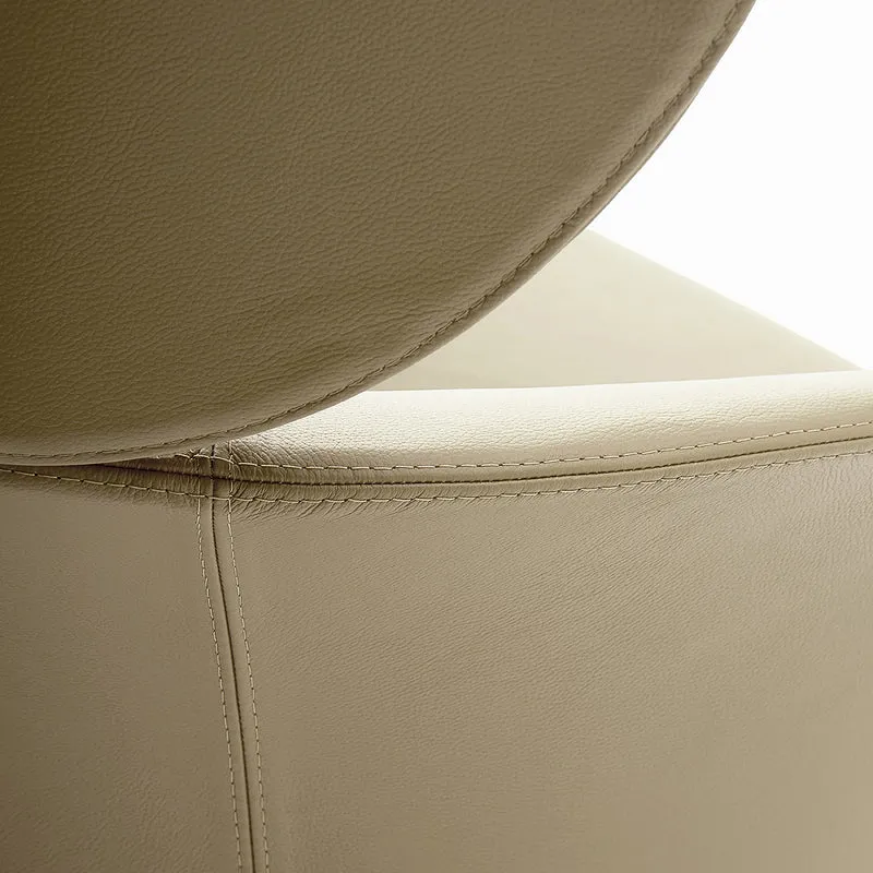 Sessel taupe Leder, Lounge-Sessel taupe drehbar