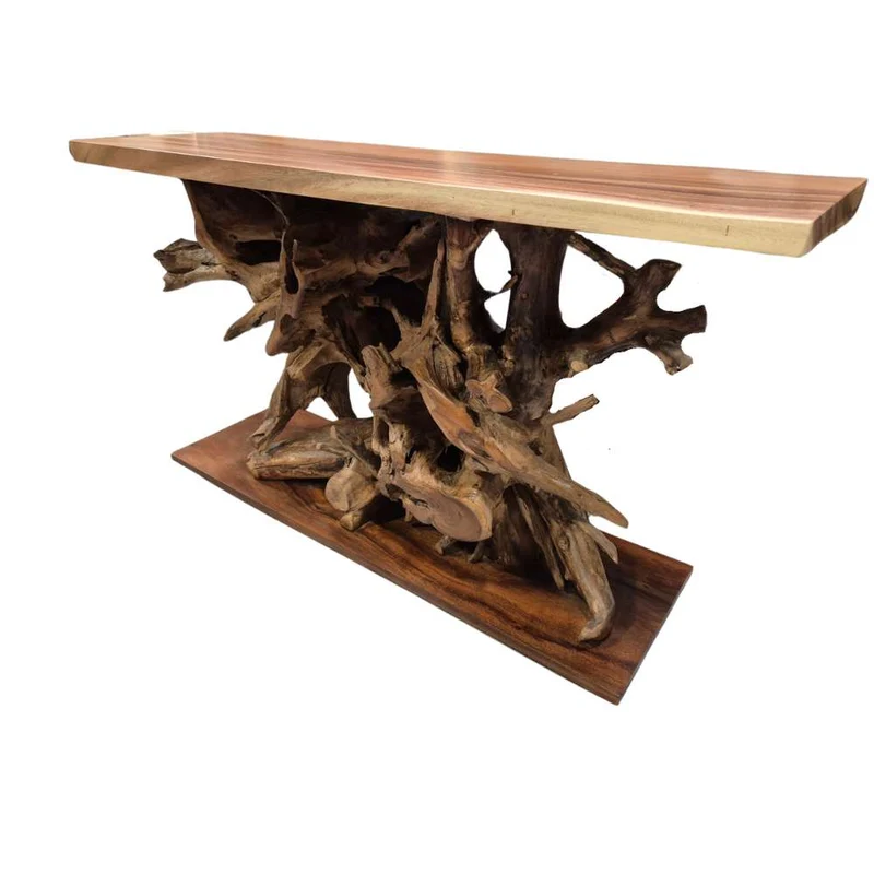 Individuelle Teak Konsole RADICA Natural ca. L150cm Suar