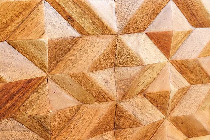 Dekoratives Sideboard MOSAICO 145cm Akazie Kommode
