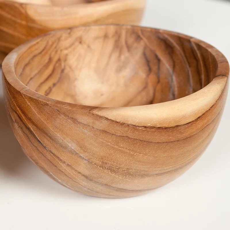 4tlg. Set Teak Schale LOLA ca.9cm Deko-Schale