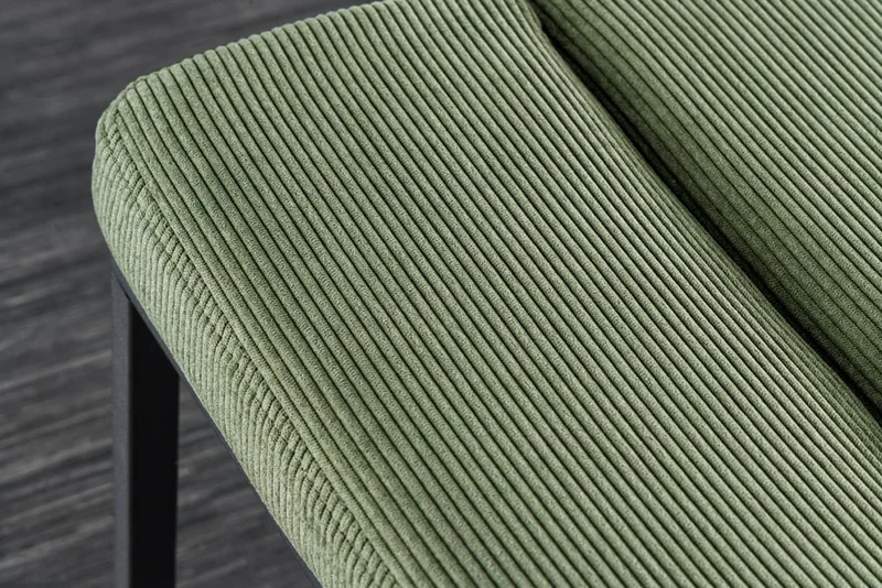 Elegante Sitzbank PLANO 80cm grün Cord